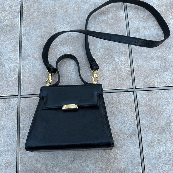 cacharel black leather crossbody - Picture 7 of 16